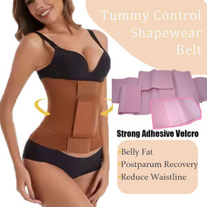Ceinture sculptante colombienne sous-poitrine pour l'entraînement, gaine amincissante, corset amincissant avec Velcro - Product Image 5