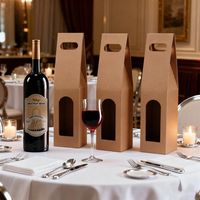 Boîte d'expédition de vin en carton ondulé personnalisée, 2 bouteilles, emballage en carton kraft, logo, écologique, vente en gros, usine