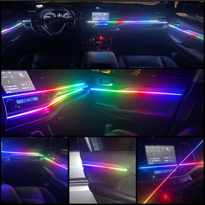 Kit de Iluminación Ambiental Premium Symphony de 213 Colores, Tira de Luz LED para Interiores de Automóviles, Iluminación Ambiental Decorativa Acrílica para Automóviles - Product Image 4