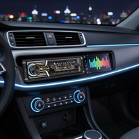 Radio Universal 1 DIN de 12V de Alta Potencia, Autoradio Estéreo con Luces de Colores, Reproductor MP3 para Auto, Amplificador Integrado