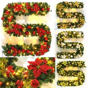 Árbol de Navidad de Lujo Hecho a Mano de 2.7m para Interiores, Diseño Personalizado, Guirnaldas de PVC de Colores, Adorno Redondo con Funcionamiento a Pilas - Product Image 4