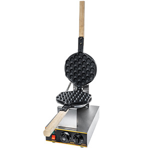 Thỏ Đỏ Thương Mại Điện Bóng Waffle Nhà Sản Xuất Thép Không Gỉ 1400W Không Dính Tấm Phương Tây Nhà Bếp Bánh Nhà Sản Xuất Máy Tính Để Bàn - Product Image 1