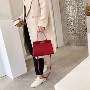 新款纯色单肩包批发奢华女包时尚斜挎包女包 - Product Image 2