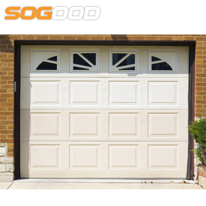 Panneau de <span class=keywords><strong>porte</strong></span> de <span class=keywords><strong>garage</strong></span> isolé en acier de style nouveau, <span class=keywords><strong>porte</strong></span> de <span class=keywords><strong>garage</strong></span> sectionnelle imperméable avec surface finie - Product Image 5