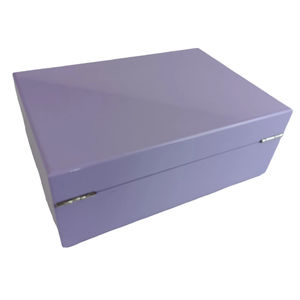 Boîte en bois personnalisable Boîte en bois de luxe fabriquée à la main en bois avec cloisons intérieures - Product Image 6