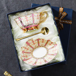 Juego de Tazas de Café de Cerámica Europea de Lujo, Diseño Exquisito y Elegante para Parejas, para Colección del Hogar - Product Image 1