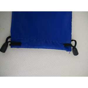 Étui à lunettes ZT, sacs pour lunettes de soleil 18x9 en tissu parapluie avec cordon de serrage, housse de protection portable, style tendance, couleur unie - Product Image 2