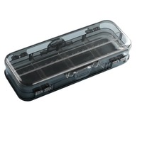 Étui à crayons en acrylique transparent à double couche avec logo personnalisé, imperméable, pour fournitures scolaires, en plastique, neuf et pratique
