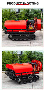 Máquina pulverizadora agrícola de potencia de gasolina 13Hp 13.5Hp 400L <span class=keywords><strong>Control</strong></span> remoto 18Cm Núcleo de ancho de pista que incluye engranaje de motor de bomba - Product Image 3