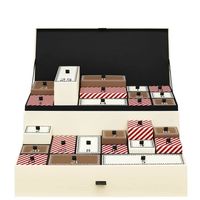 Weihnachts-Adventskalender mit 24 Tagen, Geschenkbox, individuell gestaltbar, 3-lagige Schiebeschublade, stabile Verpackung für luxuriösen Schmuck und Premium-Schokolade