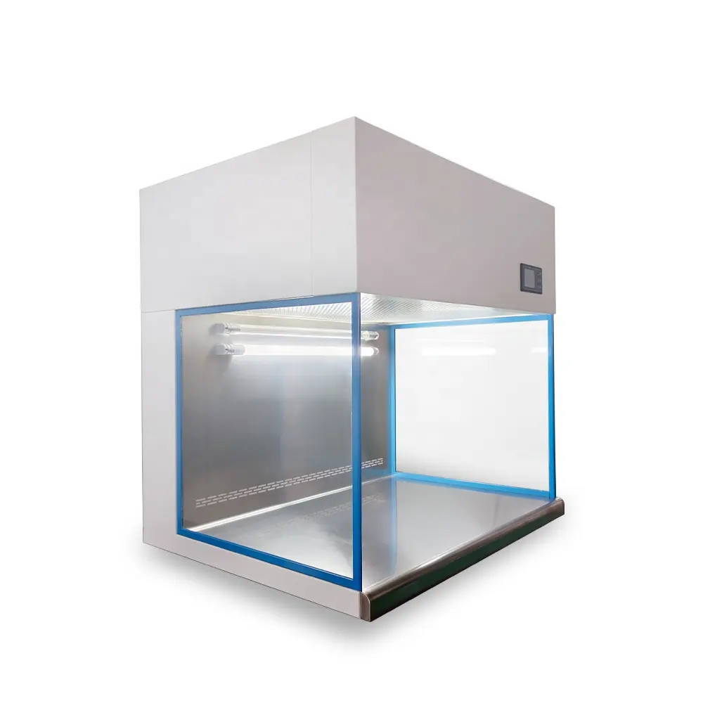 custom small desk top clean bench laminar flow hood cabinet for dust free area