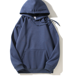 Hiver 2024 – Sweat à capuche pour homme grande taille, personnalisable avec logo, coupe ample, décontracté, à manches longues, épais, rembourré, tricoté uni, pour groupes - Product Image 5