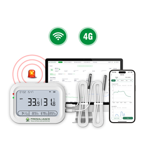 Industrial 4G WIFI LTE Temperature Humidity <strong>Logger</strong> Recorder Real-Time Alarm SMS Email Alert For Warehouse - Product Image 1
