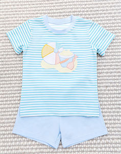 GLD1579 rts Little Girl Boutique Purple ice scream drip spring Outfits Leopard Skirt Wholesale Toddler Child Clothing Skirt Set - Product Image 3