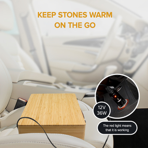 Spa massage đá năng lượng đá Tre hộp nóng Kit cho cổ vai trở lại đầy đủ cơ thể mô sâu giảm đau - Product Image 5