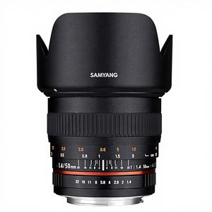 Objectif téléobjectif <span class=keywords><strong>fixe</strong></span> à <span class=keywords><strong>focale</strong></span> <span class=keywords><strong>fixe</strong></span> Samyang SY50M-N 50 mm F1.4 FX pour appareil photo reflex numérique - Product Image 1