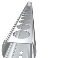 Boîtiers en profilés d'aluminium usinés CNC pour enceintes colonne - Haut-parleurs électroniques en aluminium anodisé