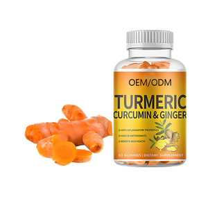 أوم الكركم الكركمين والكركم والزنجبيل غوميز مضادات الأكسدة الكركمين ملحق دعم صحة الجلد - Product Image 3