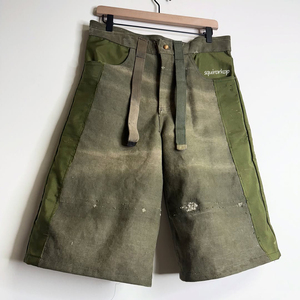 Squirorkop OEM Pantalones Cortos Cargo Gorpcore Personalizados para Hombre, con Múltiples Bolsillos, Cremallera, Bloques de Color, Estilo Techwear, Holgados, para Senderismo, Proveedor - Product Image 1