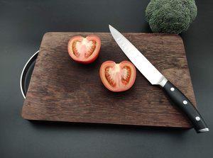 Juego de Cuchillo y Tenedor para Trinchar, 2 Piezas, Acero Inoxidable, Juego para Trinchar Carne para Barbacoa, con Caja de Regalo Premium, Mango Ergonómico Negro, OEM/ODM - Product Image 3