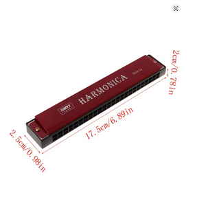 <span class=keywords><strong>Harmonica</strong></span> professionnel à 24 trous en Do, corps en aluminium, instrument de musique durable pour commandes en gros, haute qualité, pour <span class=keywords><strong>jouer</strong></span> de la musique - Product Image 4