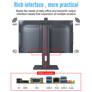 23.8 pouces 24 pouces Core <span class=keywords><strong>i3</strong></span> <span class=keywords><strong>i5</strong></span> i7 AIO PC Business Desktop Monoblock Barebone Computer All in One desk top computer all in 1 pc - Product Image 2