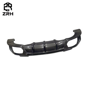 Diffuseur de pare-chocs arrière en fibre de carbone pour <span class=keywords><strong>Prosche</strong></span> <span class=keywords><strong>Macan</strong></span> 2014-2021 Diffuseur arrière en carbone - Product Image 2