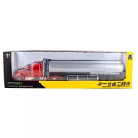 Camión de Juguete de Ingeniería Kenworth de Metal Fundido a Presión, Modelo de Camión Cisterna Pesado con Rueda Libre