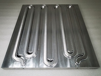 Plaque froide refroidie par liquide, refroidissement par eau, brasage sous vide en aluminium personnalisé