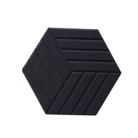 Panneaux muraux hexagonaux auto-adhésifs en feutre acoustique PET écologique professionnel de 9 mm, 2400x1200, pour entrepôt et gare
