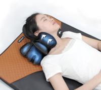 Matelas de massage électrique complet personnalisé de haute qualité avec fonctions Shiatsu et chauffantes en cuir PU supérieur – Fabrication Xiamen