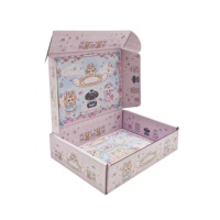 Boîtes d'expédition en carton ondulé en gros avec impression de logo personnalisé, adaptées aux vêtements et aux emballages cadeaux raffinés