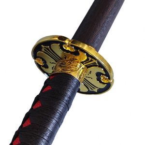 HOT 130cm 1,2 kg Anillo de oro <span class=keywords><strong>Okina</strong></span> River Blood Sword Cosplay Colección Regalos Juguete - Product Image 6