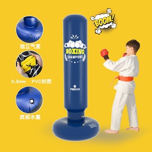 กระสอบทรายเป่าลมแบบชิ้นเดียวสำหรับเด็ก ทำจาก PVC สำหรับฝึกซ้อมฟิตเนส กระสอบทรายสำหรับชกมวย ซานด้า เทควันโด - Product Image 2