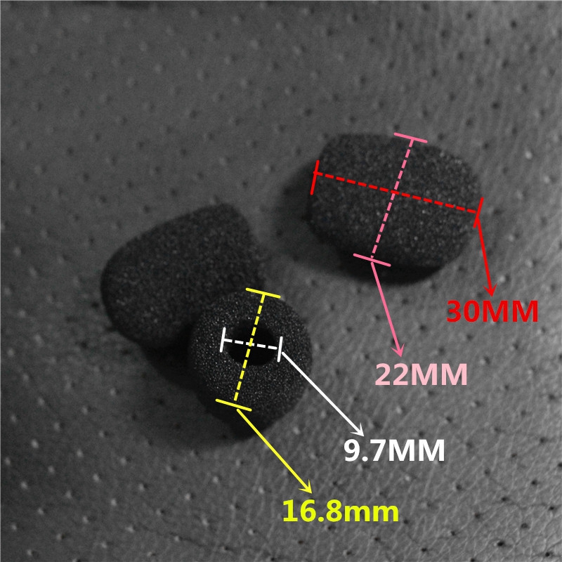 Mini Microphone Headset Windscreen Sponge Mic Foam cover