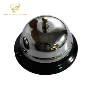 High Quality Cheap Game Accessories Smooth And Thick Luster Stainless Steel Bell Reminder Bell Applicable To Casinos