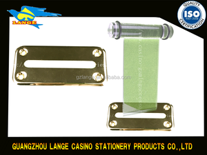 Caja de fichas de póker de Casino, caja de Metal con funda y cerradura - Product Image 5