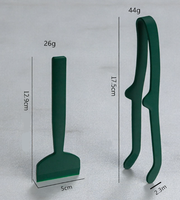 Ensemble d'outils portables en silicone pour la préparation du thé avec pince et grattoir, accessoires pour la maison, les restaurants et les salons de thé
