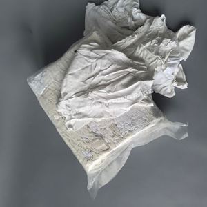 Trapos de Felpa Blancos Industriales, 100% Algodón, 40-60cm, Trapos de Limpieza de Algodón, 10kg, Trapos de Algodón Blancos - Product Image 1
