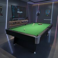 Mesa de Billar Multifuncional Tres en Uno, Mesa de Billar Americana con Tablero de Mármol, con Tenis de Mesa y para Uso en Interiores para Adultos, Hecho en China