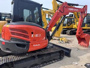 Miniexcavadora Kubota KX163 Usada, Excavadora Compacta Hidráulica para Construcción Agrícola - Product Image 3