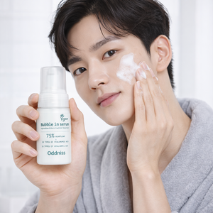 Overnight Skin Repair Men Bubble Serum 90ml Night Time Recovery Essence Anti Aging Deep Moisture - Product Image 1