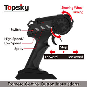Auto della <span class=keywords><strong>Polizia</strong></span> Telecomandata Elettrica in Scala 1:16 ad Alta Velocità con Spruzzo d'Acqua e Luci, Giocattolo per Ragazzi - Product Image 3