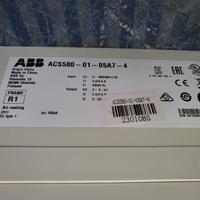 Convertidor de Frecuencia VFD ACS580-01-05A7, Variador de Frecuencia General 380-480V IP21 ACS580, Compatible con Bombas, Ventiladores, Transportadores, HVAC