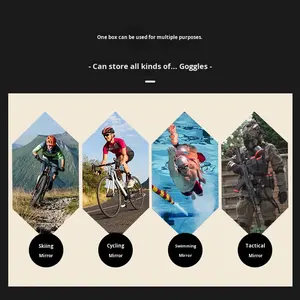 Custodia Protettiva per Occhiali da Sci UCACO Modello U-69, Lente Cilindrica Antiurto e Resistente alla Pressione, Scatola di Conservazione per Equitazione - Product Image 1