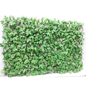 Seto de hoja de hiedra Artificial expandible, cerca de Sauce de jardín, pantalla de privacidad verde - Product Image 1