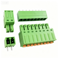 Bloc de bornes mâle-femelle CE 3,50 mm de haute qualité à double rangée avec pince à ressort et connecteur droit/à angle droit pour PCB