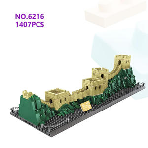 Wange 6216, Bloques de Construcción de la Gran Muralla de Pekín, China, Modelo de Atracciones Turísticas, Juego de Bloques de Construcción de Plástico Educativos para Armar - Product Image 1