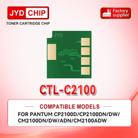 Puces de toner CTL-C2100, CTL-C2100K, CTL-C2100C compatibles avec les cartouches Pantum CM2100, CP2100, CP2100DW – Réinitialisation en usine, vente en gros