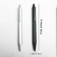Toptan okul ofis okul metal gümüş siyah kişiselleştirilmiş kalem altıgen tasarım alüminyum kutup basın kalem özel Logo dışarı itin